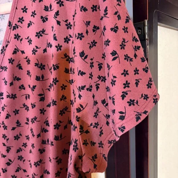 Kaileigh Pink Floral Tiered Dress XL - Picture 7 of 11